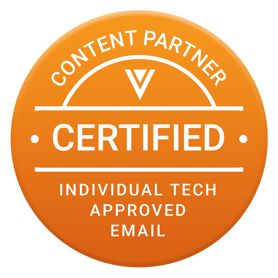 Certified Veeva Content Partner - Approved Email badge