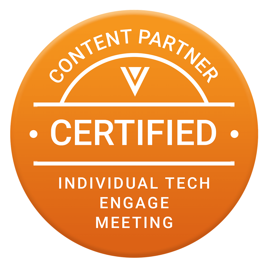 Certified Veeva Content Partner - Engage Meeting Badge