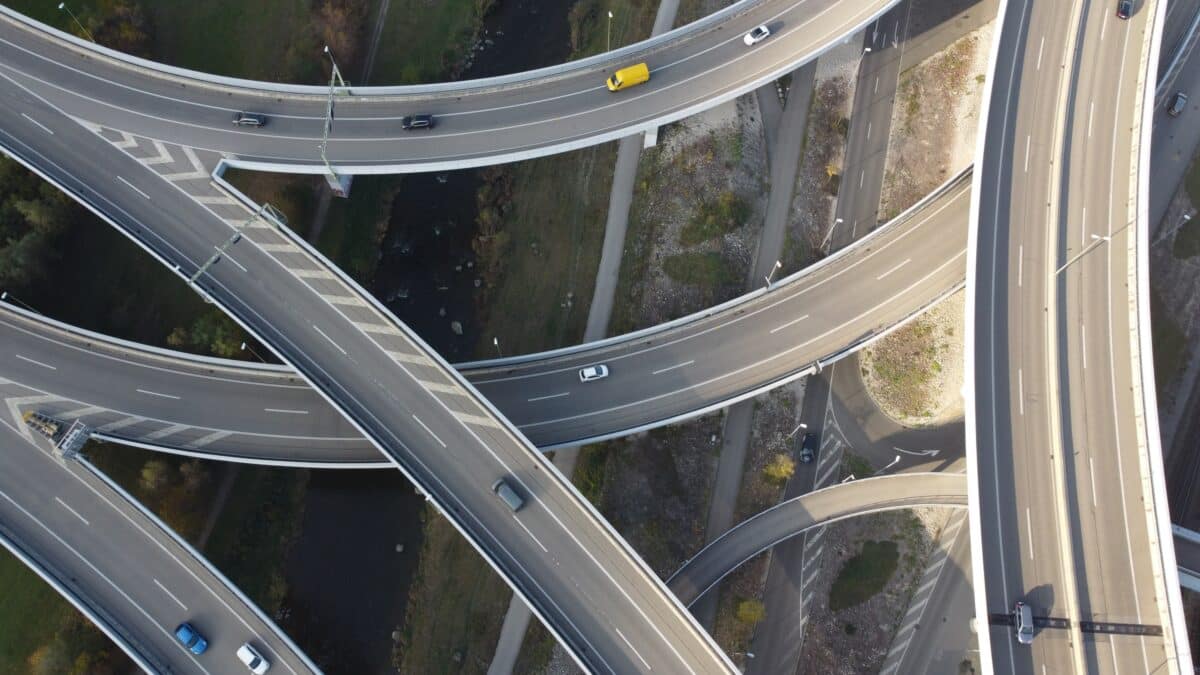 Cross roads demonstrating different career paths